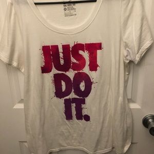 Woman’s bike just do it t shirt